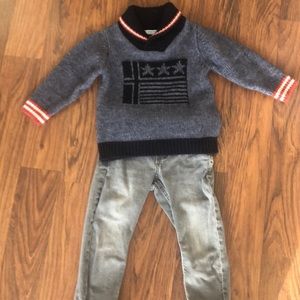 Mayoral Sweater + Jeans 2T Boy - Great Condition
